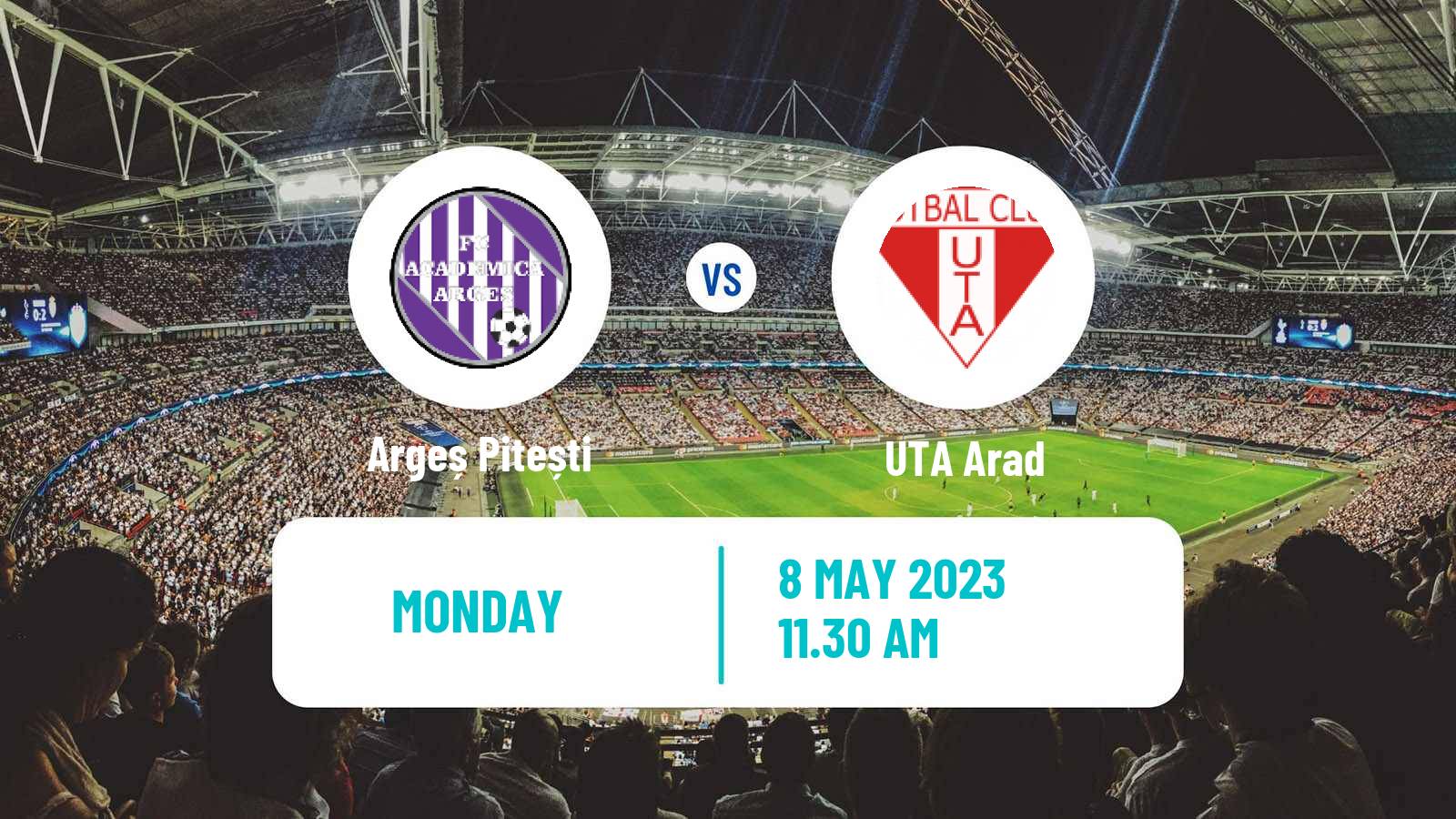 Soccer Romanian Liga 1 Argeș Pitești - UTA Arad