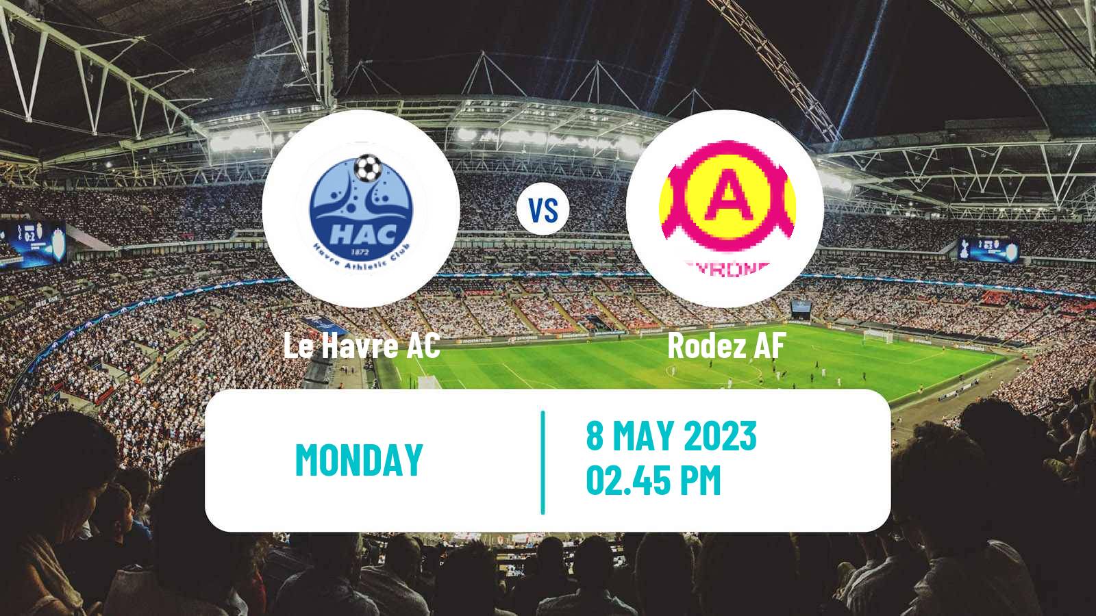 Soccer French Ligue 2 Le Havre - Rodez
