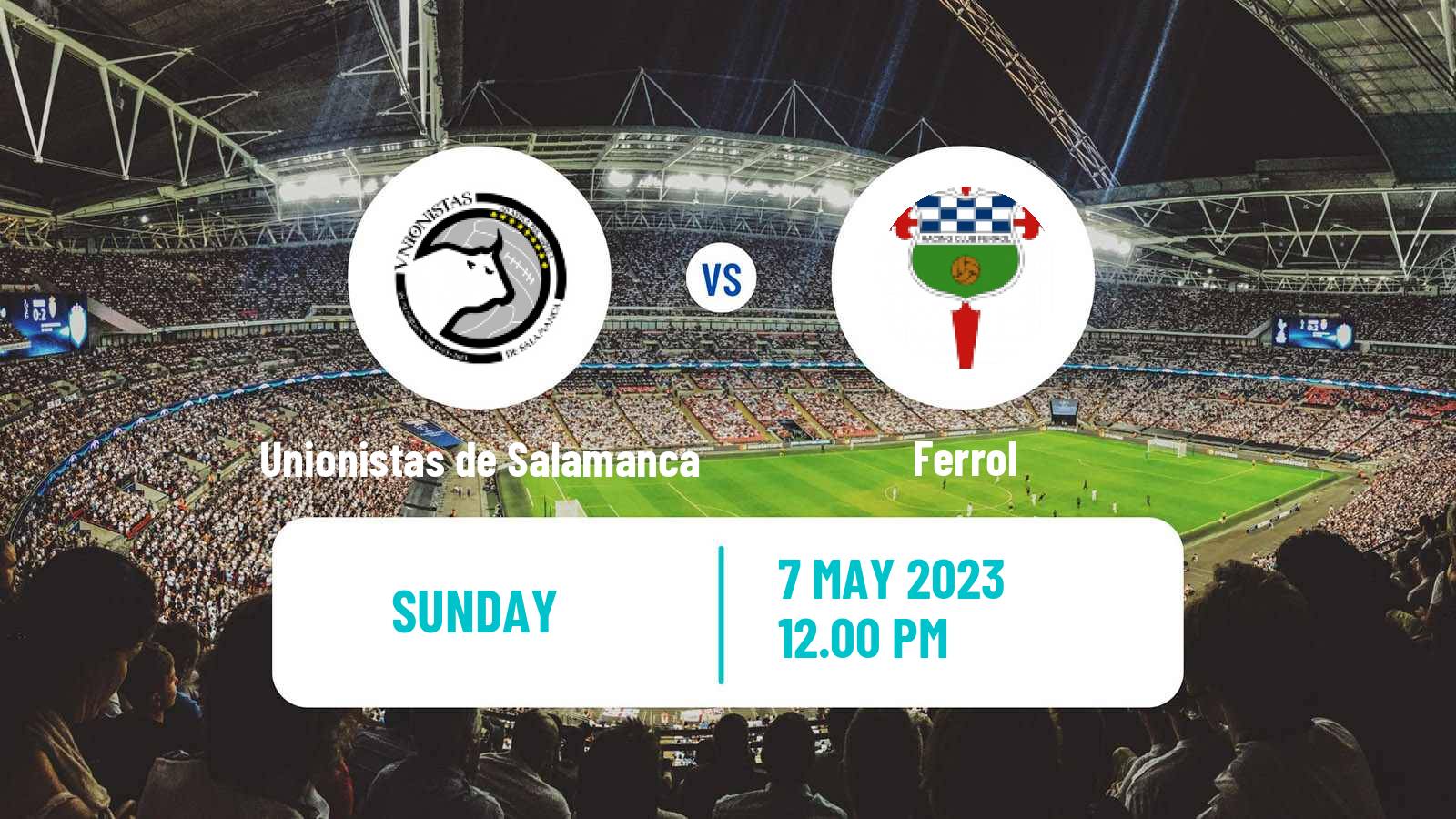 Soccer Spanish Primera RFEF Group 1 Unionistas de Salamanca - Ferrol