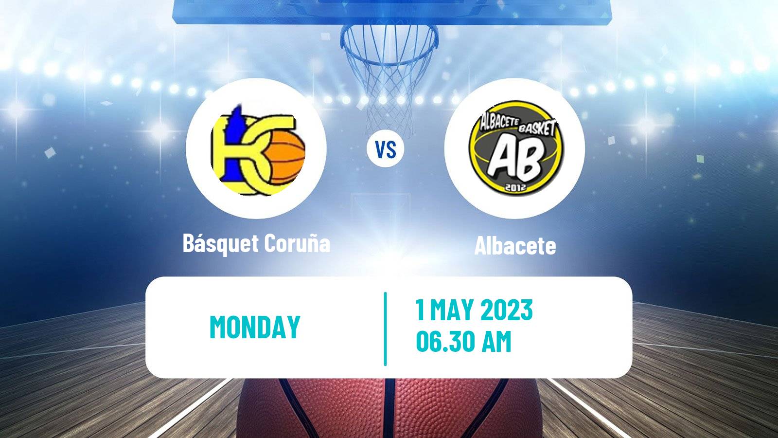 Basketball Spanish LEB Oro Básquet Coruña - Albacete