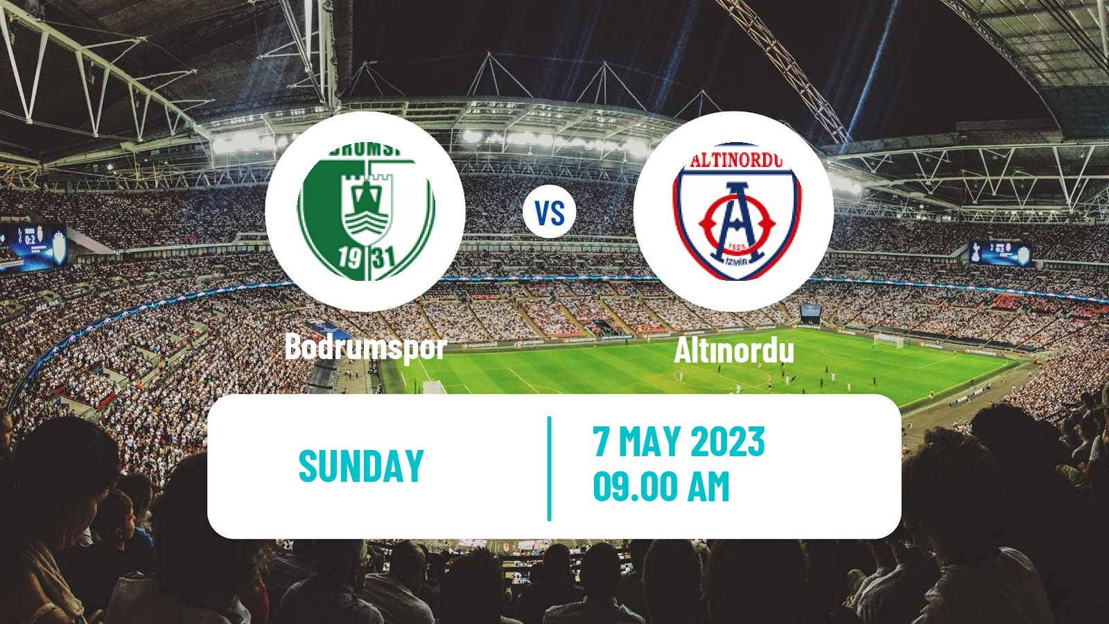 Soccer Turkish First League Bodrumspor - Altınordu