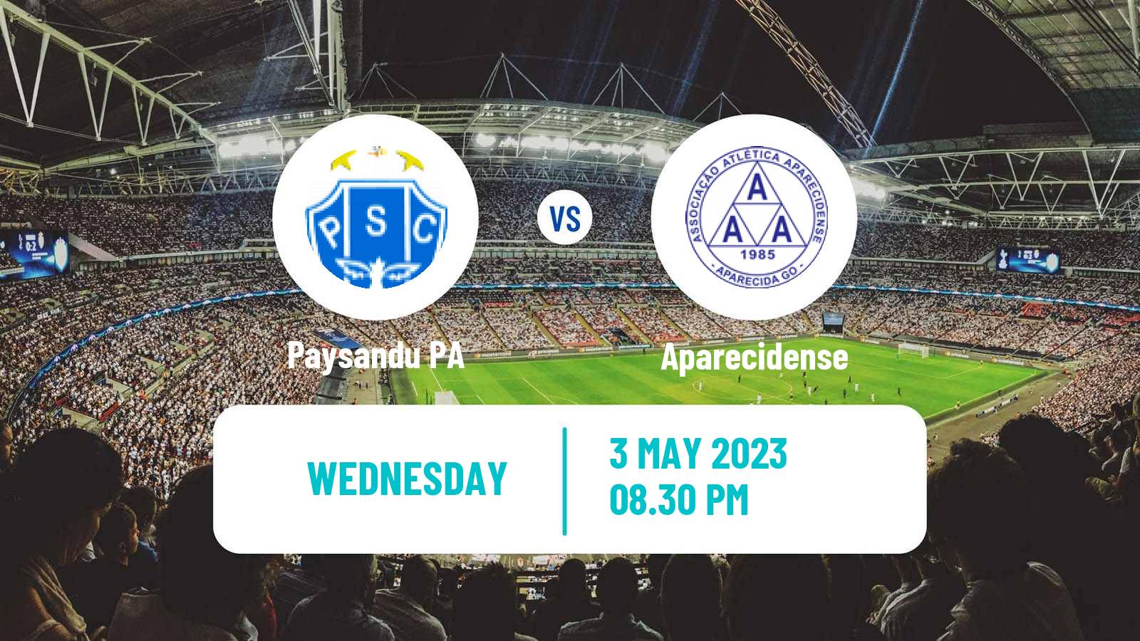 Soccer Brazilian Serie C Paysandu - Aparecidense