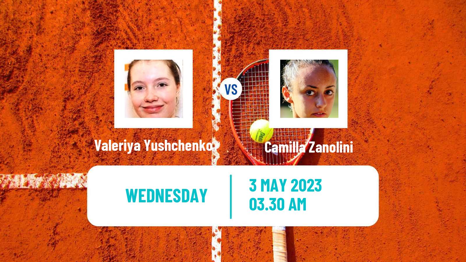 Tennis ITF Tournaments Valeriya Yushchenko - Camilla Zanolini