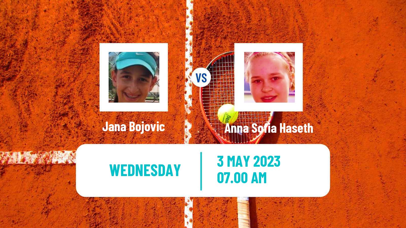 Tennis ITF Tournaments Jana Bojovic - Anna Sofia Haseth