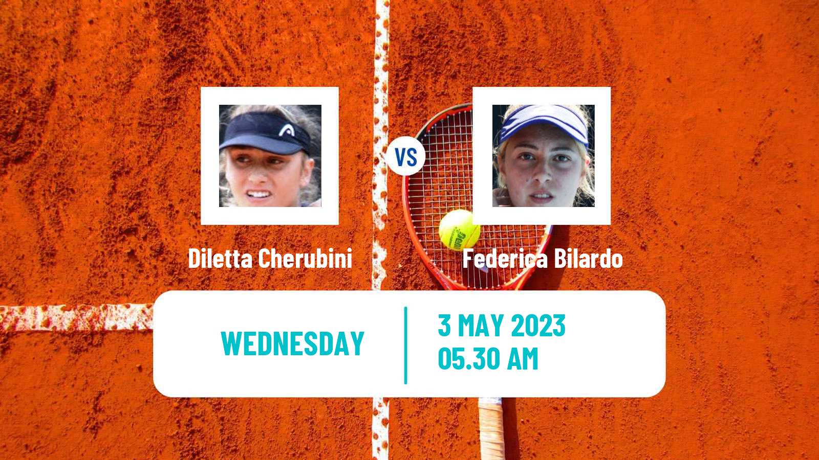 Tennis ITF Tournaments Diletta Cherubini - Federica Bilardo