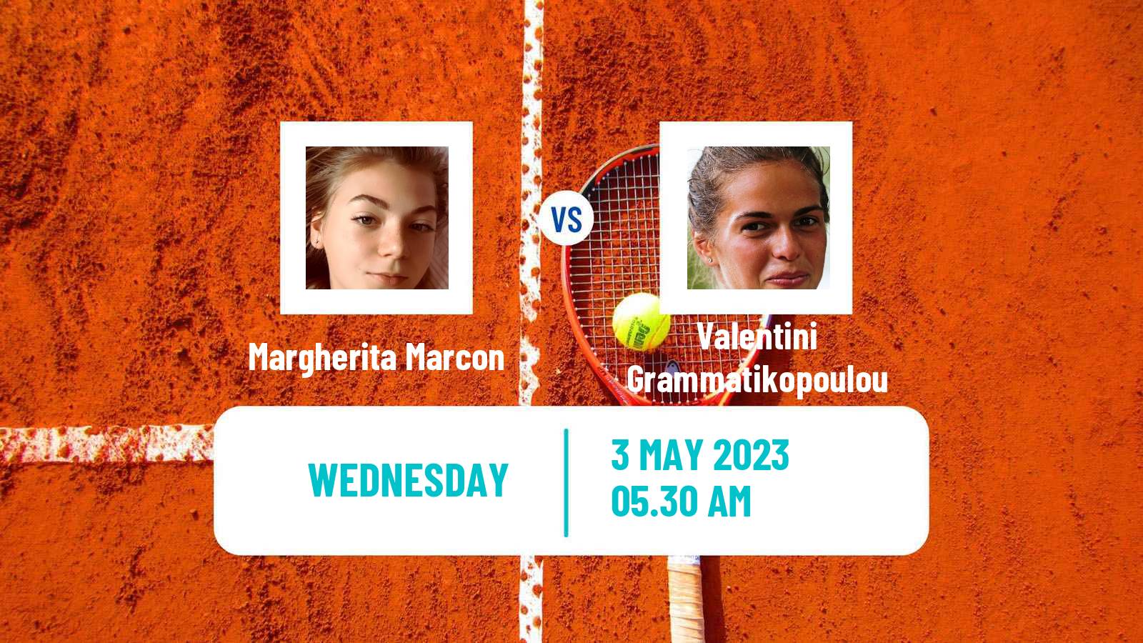 Tennis ITF Tournaments Margherita Marcon - Valentini Grammatikopoulou