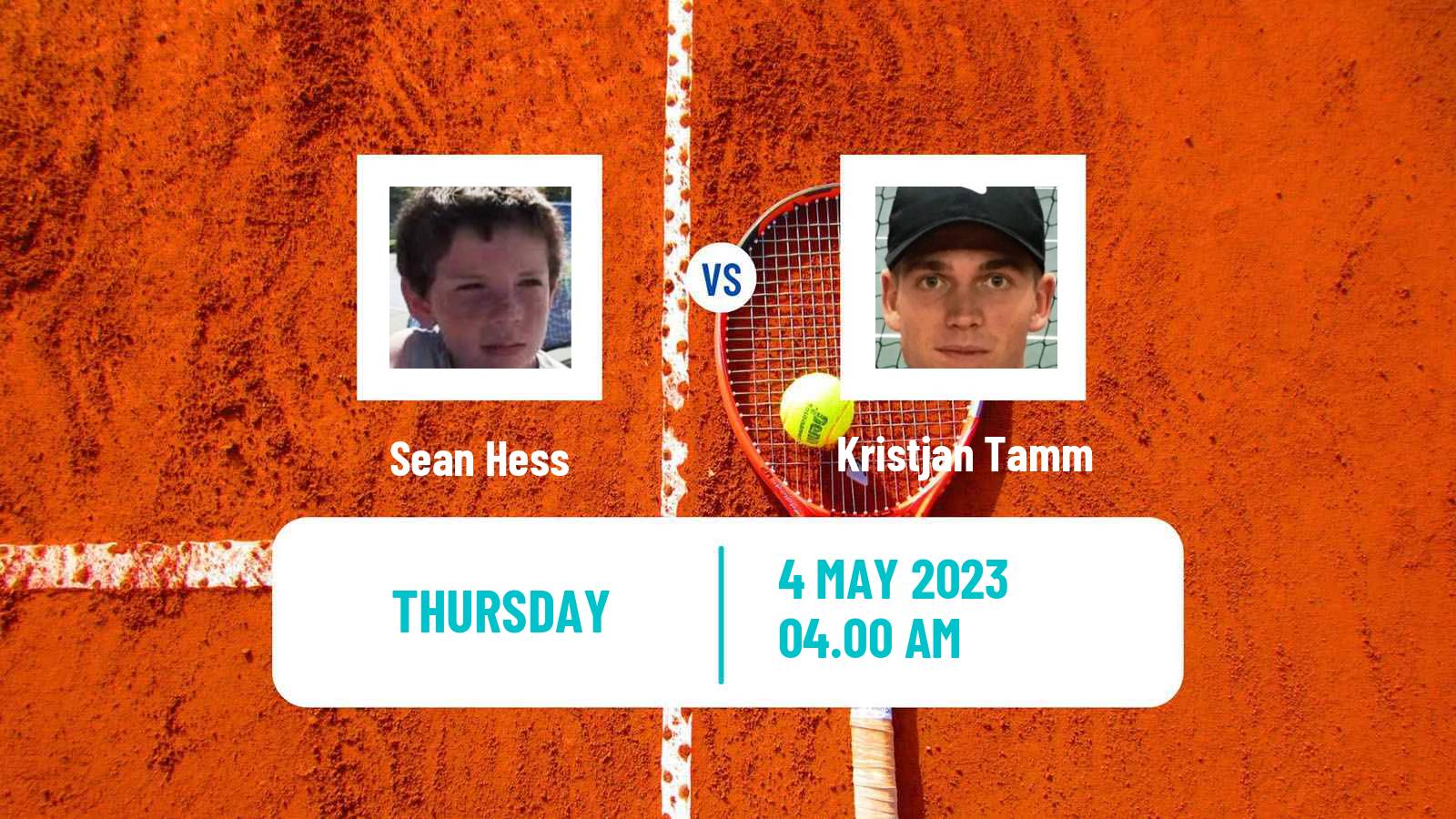 Tennis ITF Tournaments Sean Hess - Kristjan Tamm