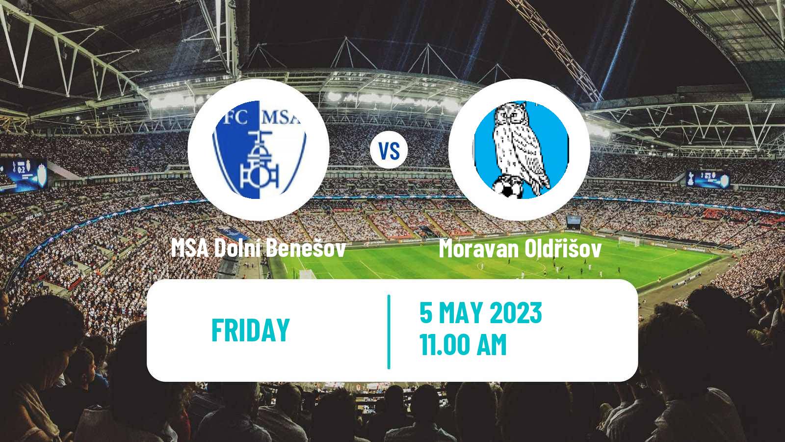 Soccer Czech Moravskoslezsky KP MSA Dolní Benešov - Moravan Oldřišov