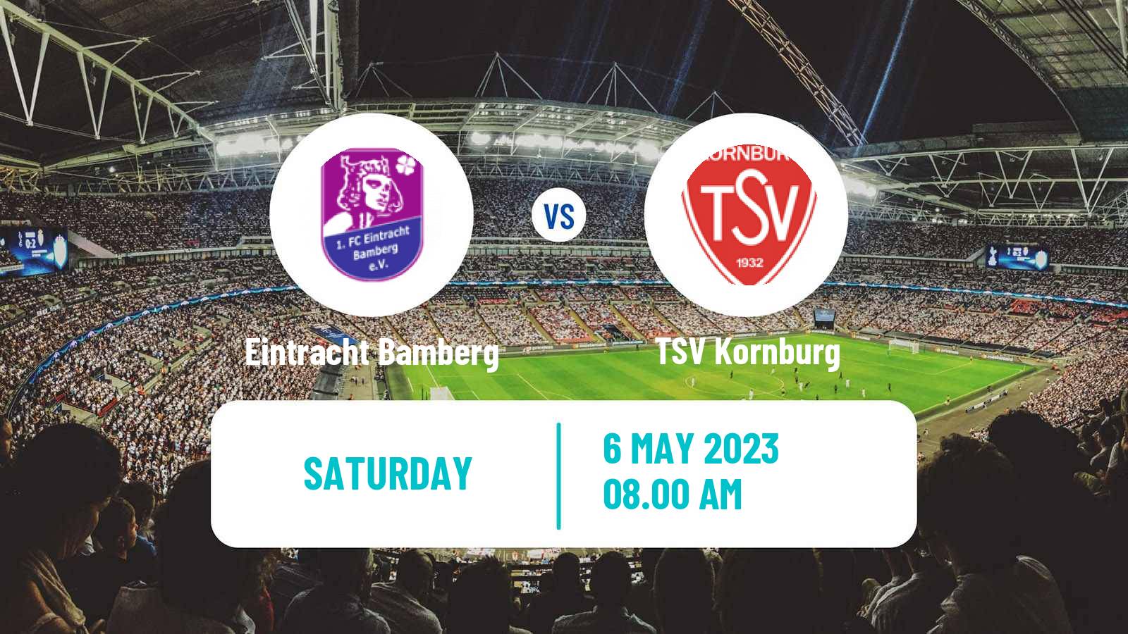 Soccer German Oberliga Bayern Nord Eintracht Bamberg - Kornburg
