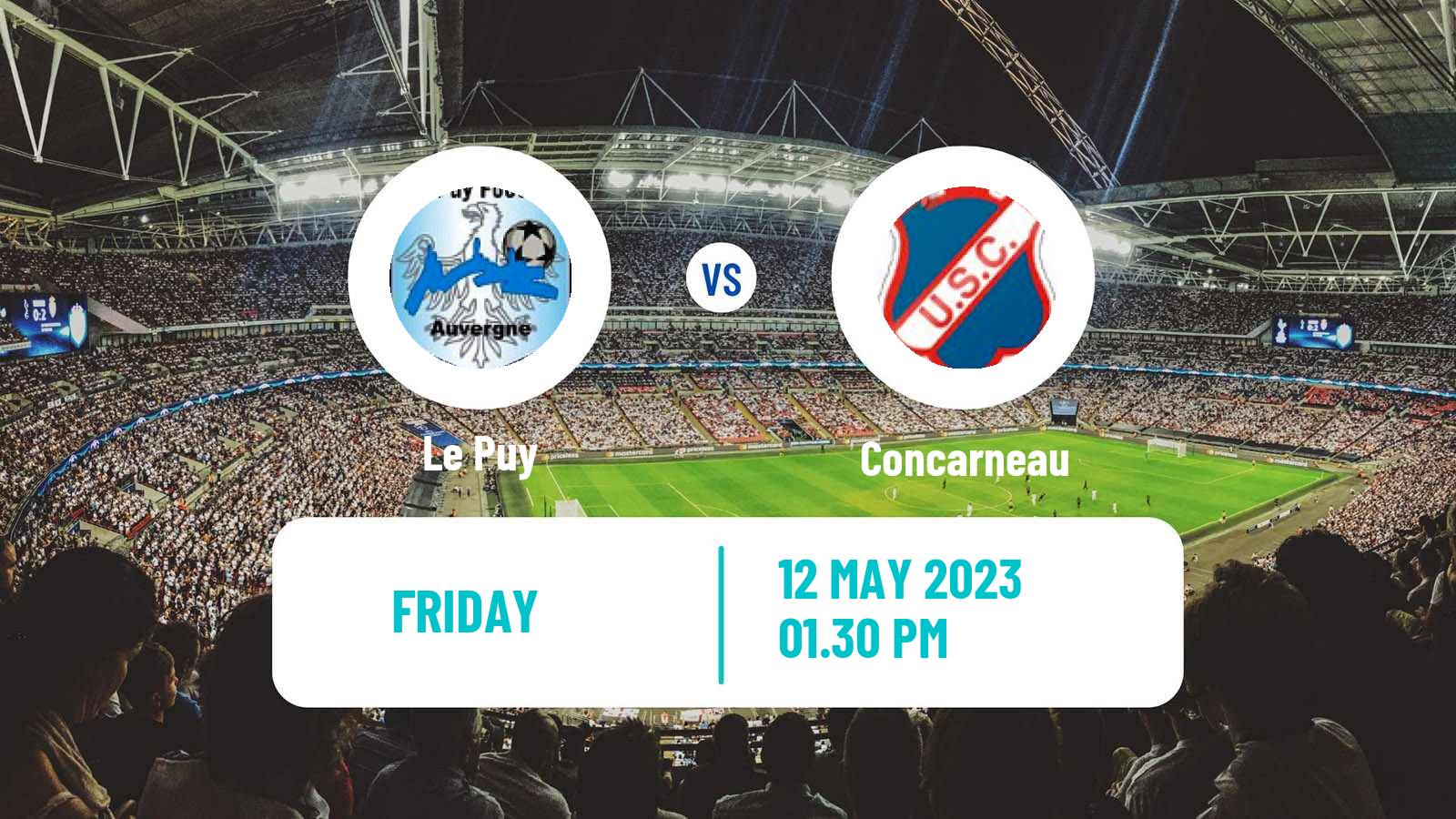 Soccer French National League Le Puy - Concarneau