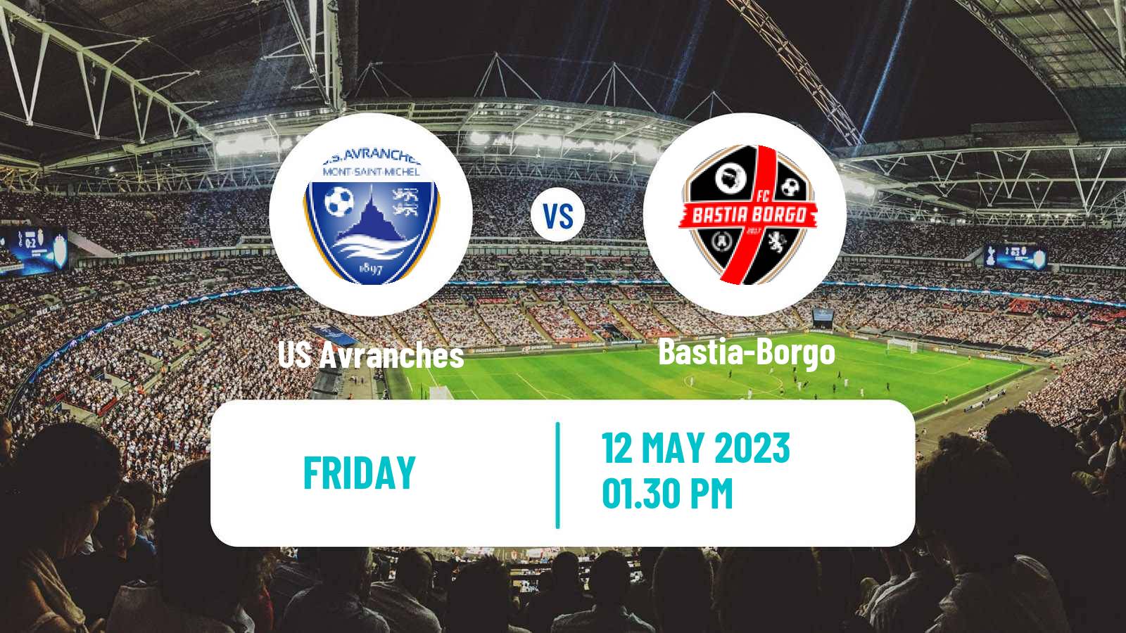 Soccer French National League Avranches - Bastia-Borgo