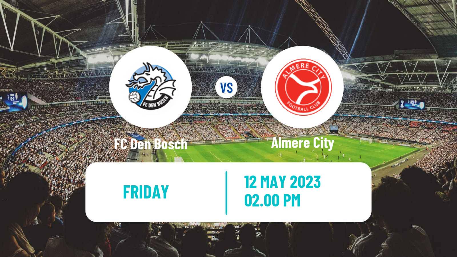Soccer Dutch Eerste Divisie Den Bosch - Almere City