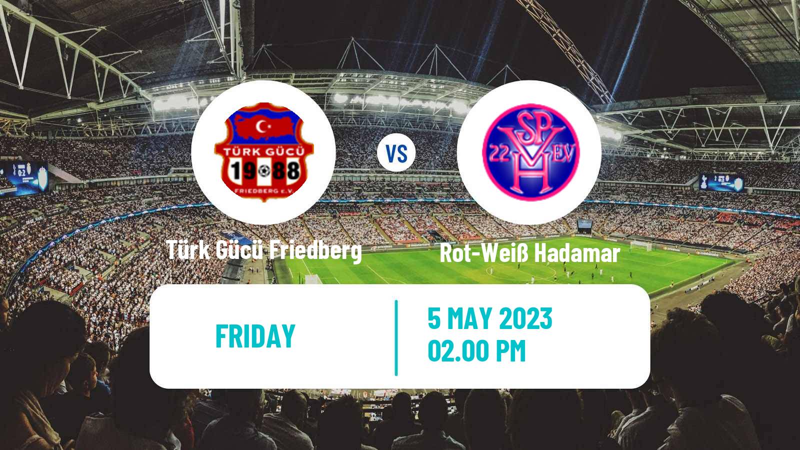 Soccer German Oberliga Hessen Türk Gücü Friedberg - Rot-Weiß Hadamar