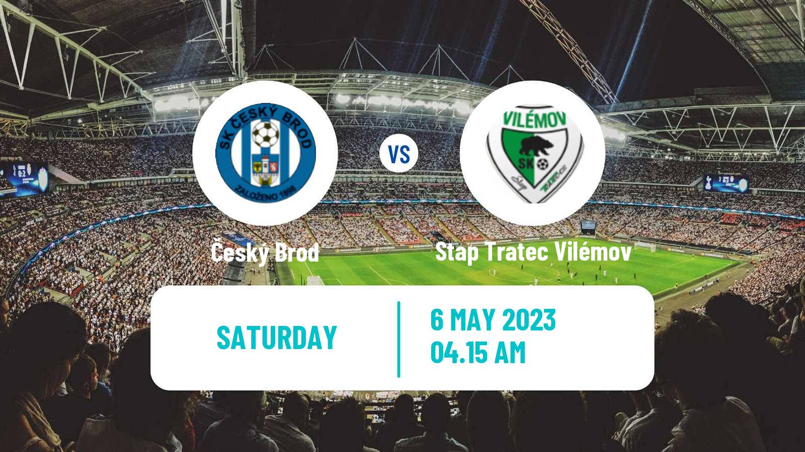 Soccer Czech Division B Český Brod - Stap Tratec Vilémov
