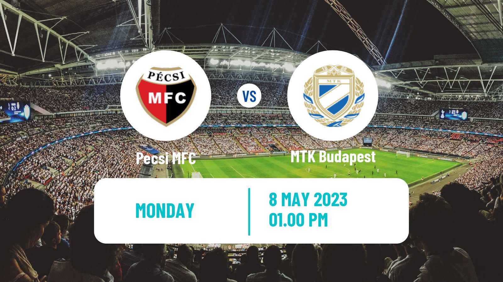 Soccer Hungarian NB II Pecsi - MTK Budapest