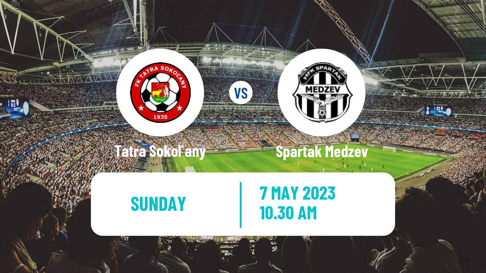 Soccer Slovak 4 Liga East Tatra Sokoľany - Spartak Medzev