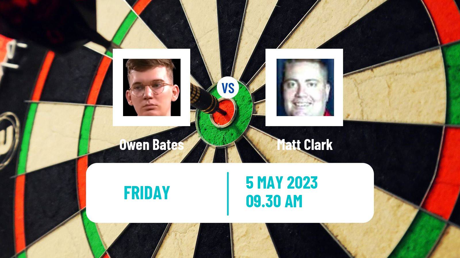 Darts Darts Owen Bates - Matt Clark