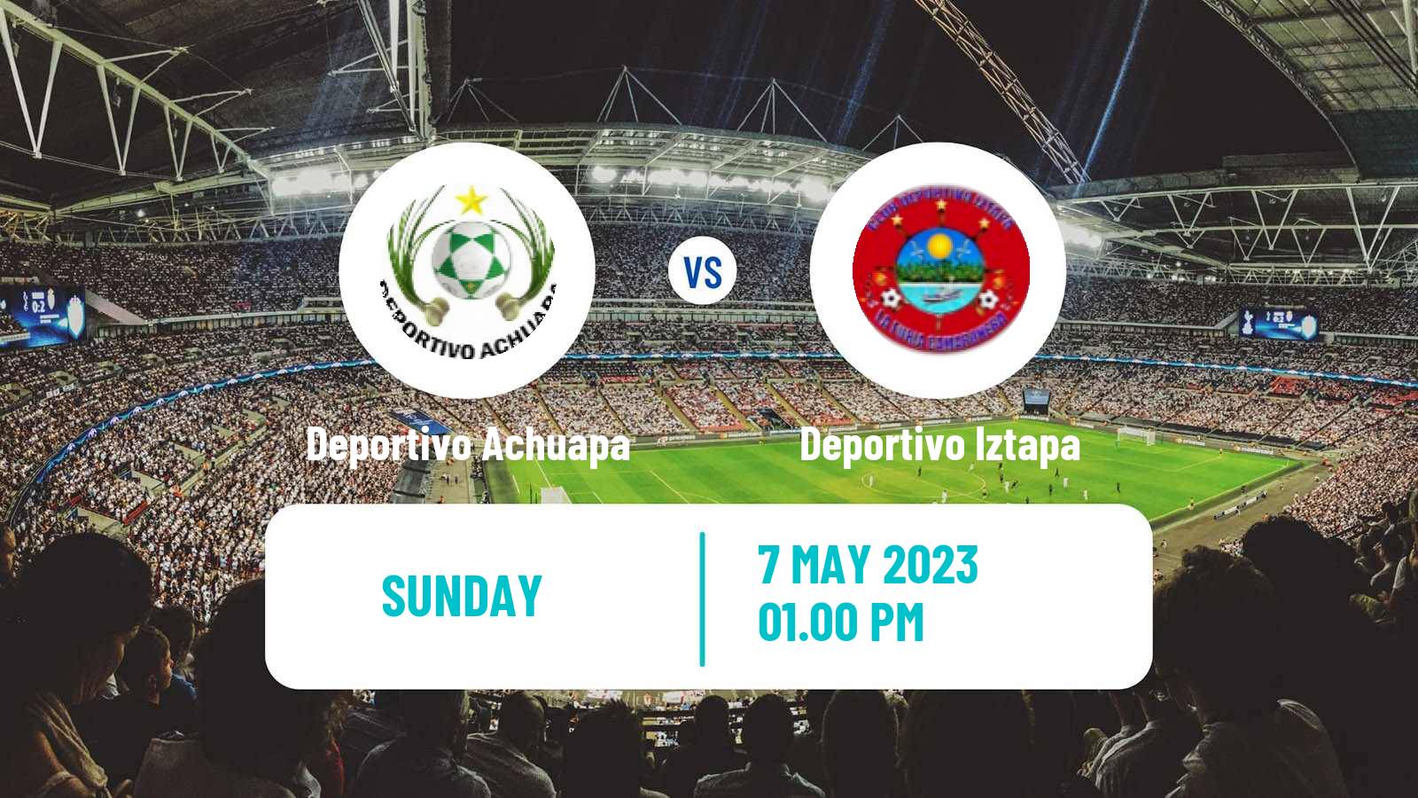 Soccer Guatemala Liga Nacional Deportivo Achuapa - Deportivo Iztapa