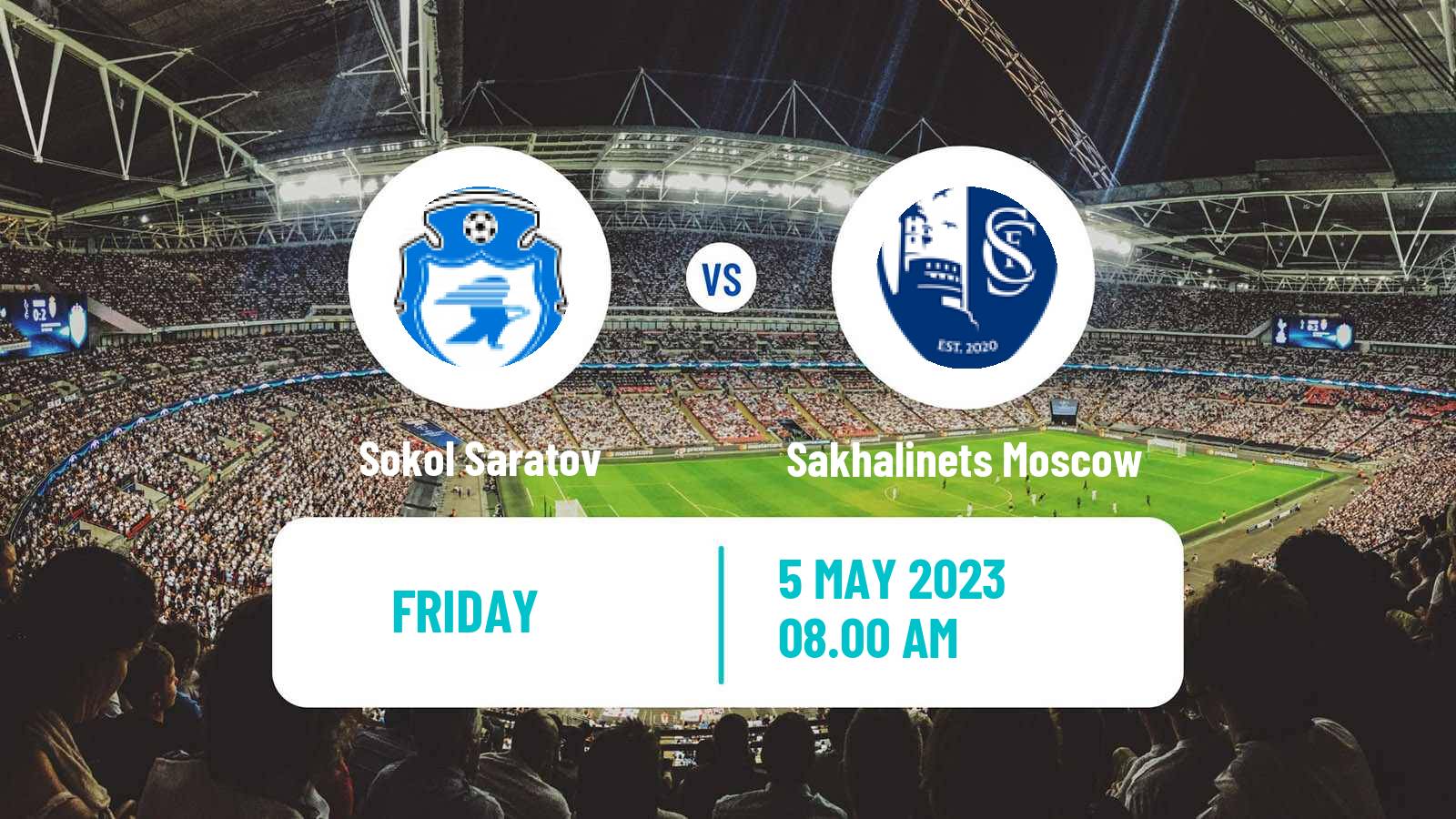 Soccer Russian FNL 2 Group 3 Sokol Saratov - Sakhalinets Moscow