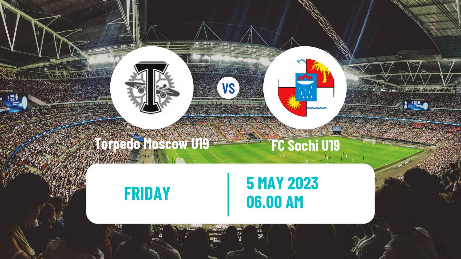 Football Russian Youth League Torpedo Moscow U19 - Sochi U19