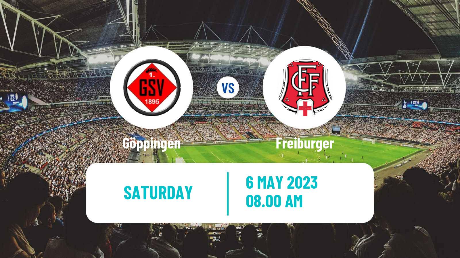 Soccer German Oberliga Baden-Württemberg Göppingen - Freiburger