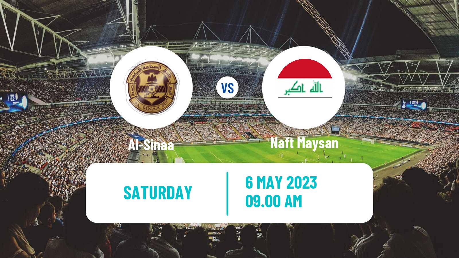Soccer Iraqi Premier League Al-Sinaa - Naft Maysan
