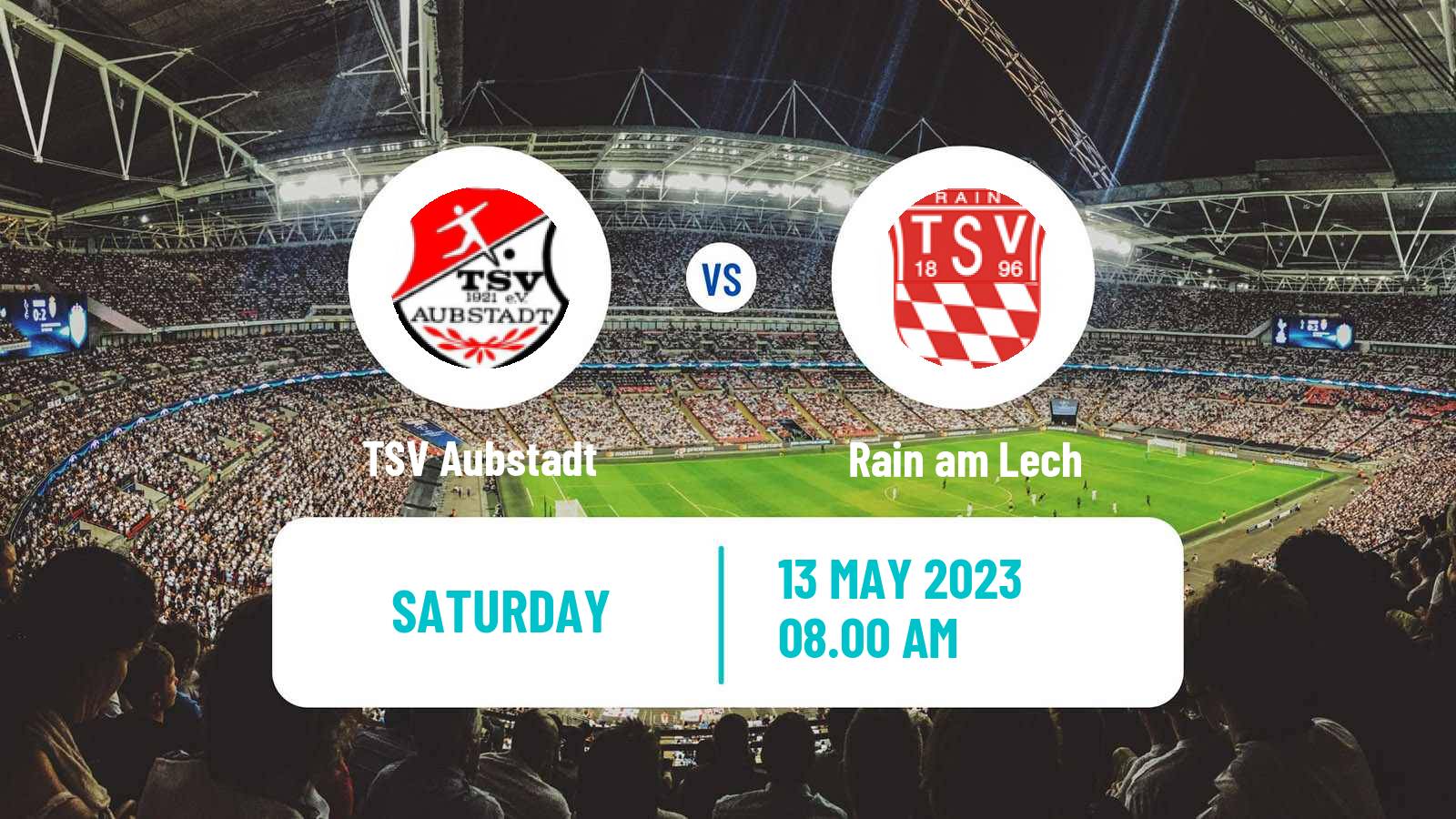 Soccer German Regionalliga Bayern Aubstadt - Rain am Lech