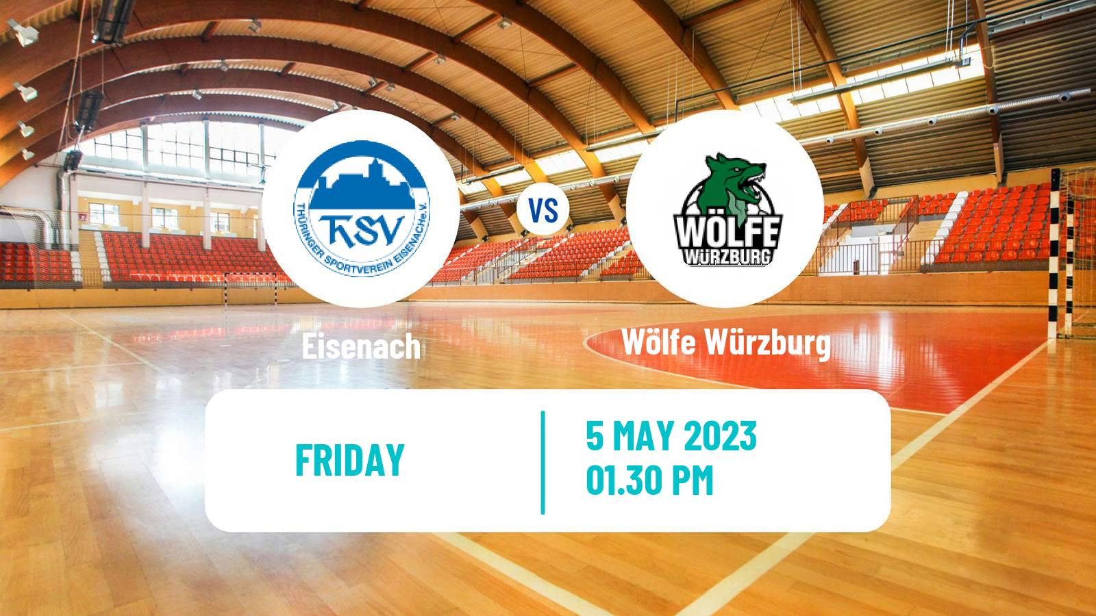 Handball German 2 Bundesliga Handball Eisenach - Wölfe Würzburg