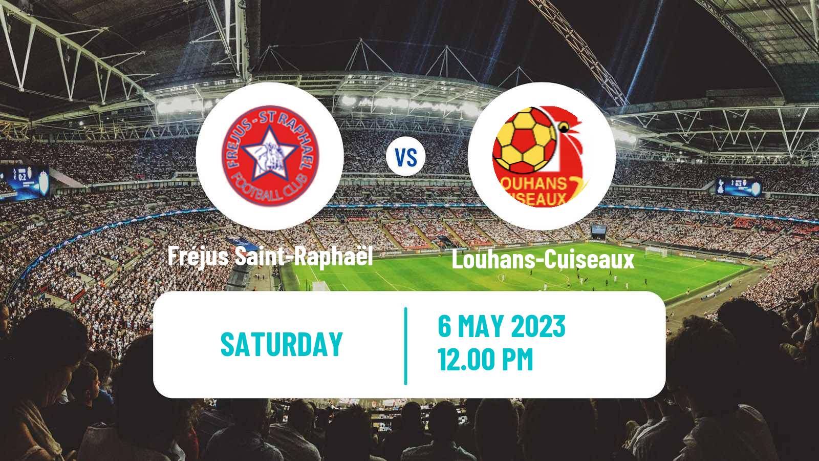 Soccer French National 2 - Group C Fréjus Saint-Raphaël - Louhans-Cuiseaux