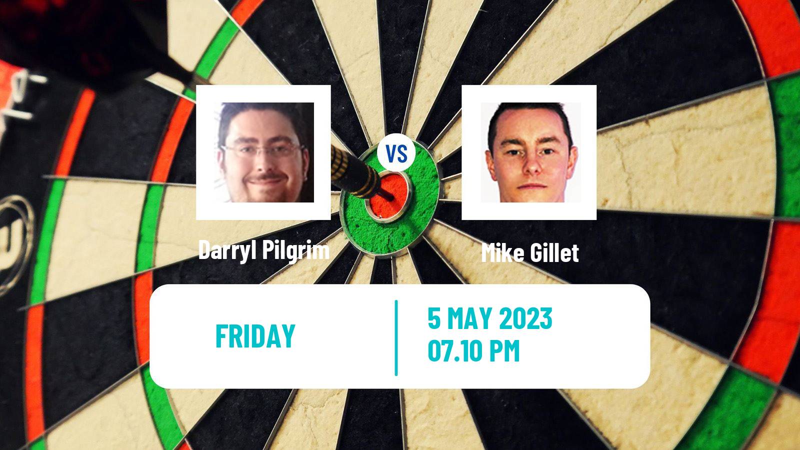Darts Darts Darryl Pilgrim - Mike Gillet