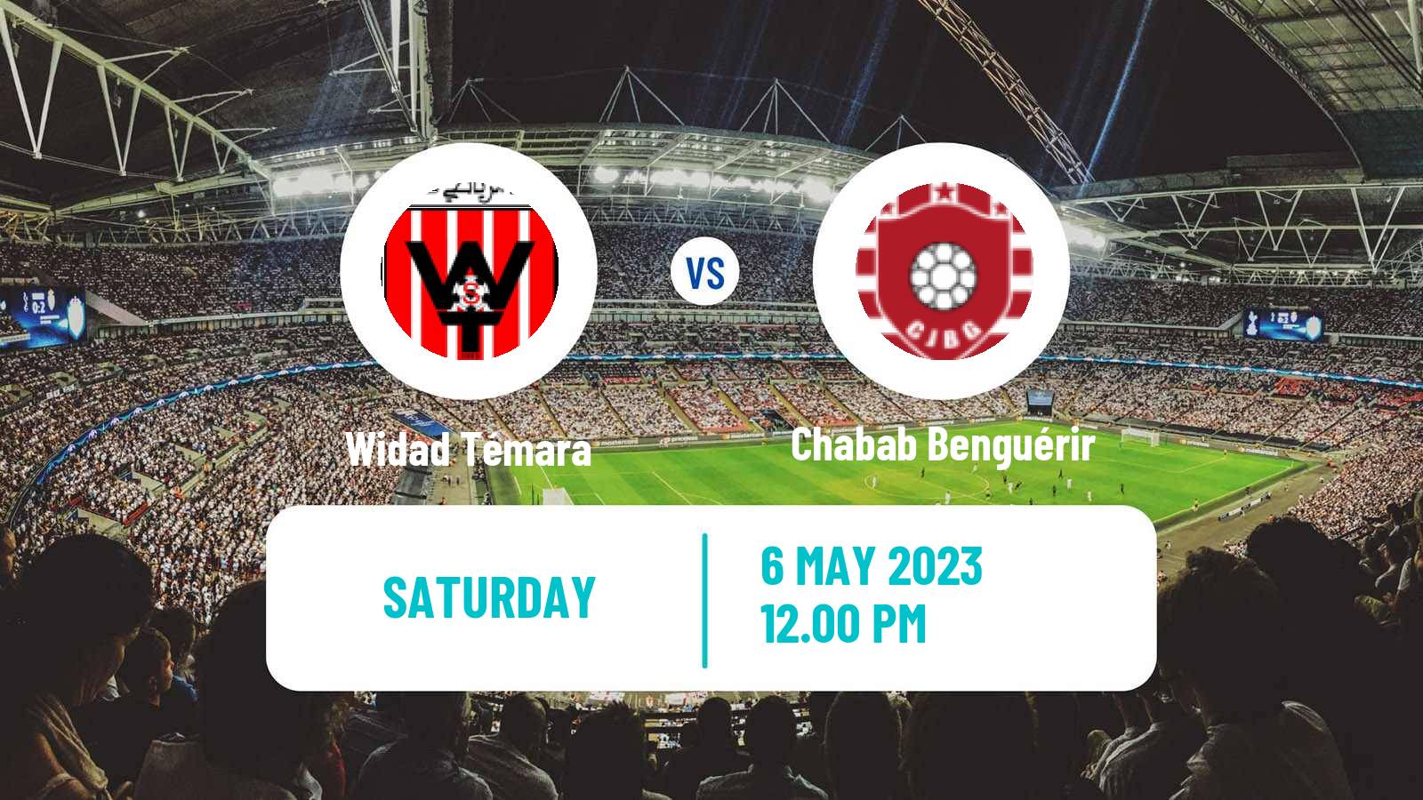Soccer Moroccan Botola 2 Widad Témara - Chabab Benguérir