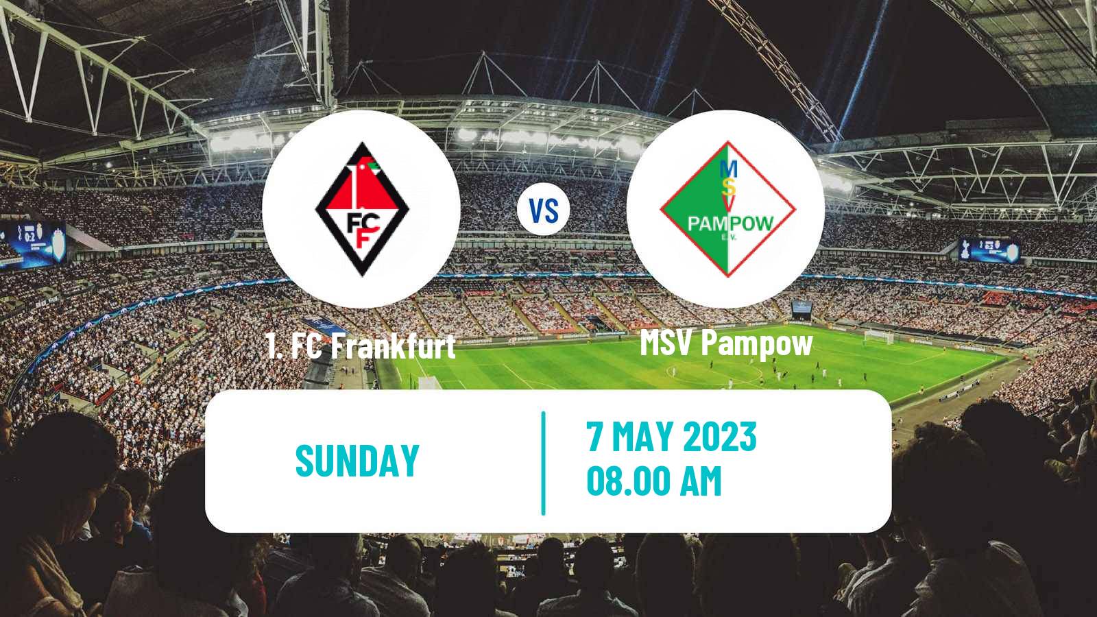 Soccer German Oberliga NOFV-Nord 1. FC Frankfurt - Pampow