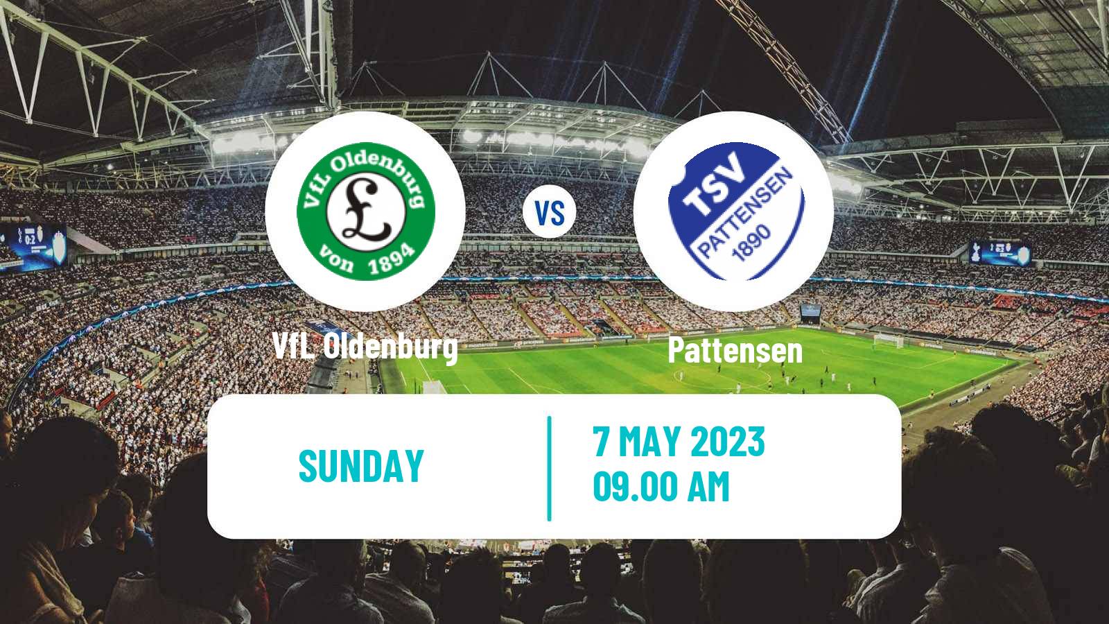 Soccer German Oberliga Niedersachsen VfL Oldenburg - Pattensen