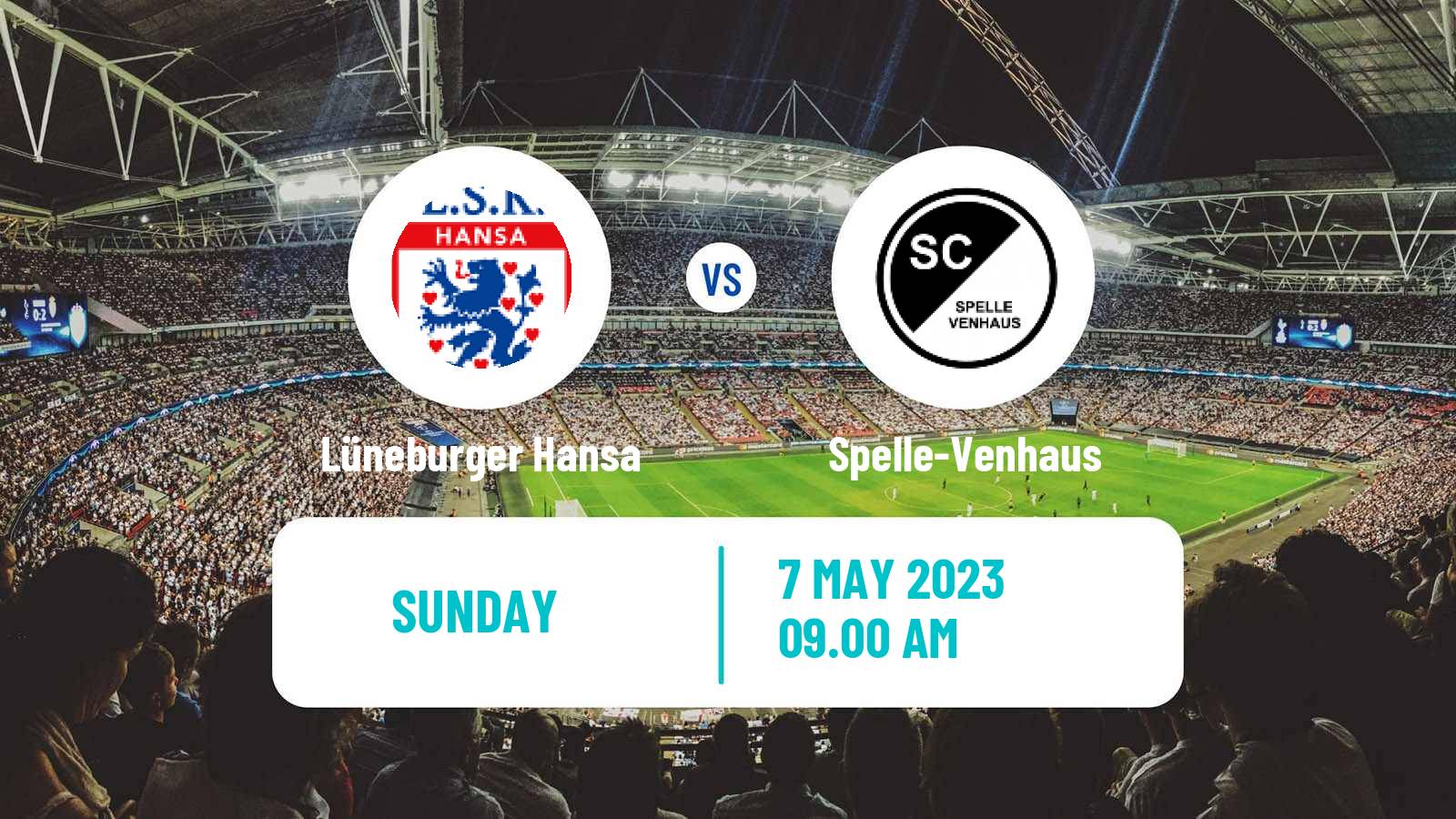 Soccer German Oberliga Niedersachsen Lüneburger Hansa - Spelle-Venhaus