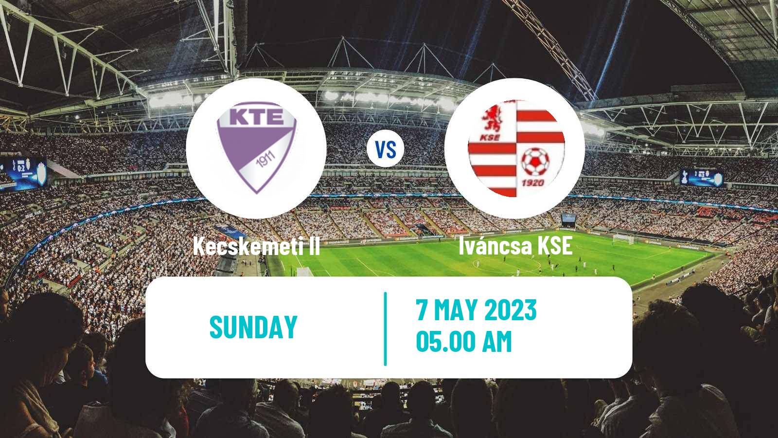 Soccer Hungarian NB III Centre Kecskemeti II - Iváncsa