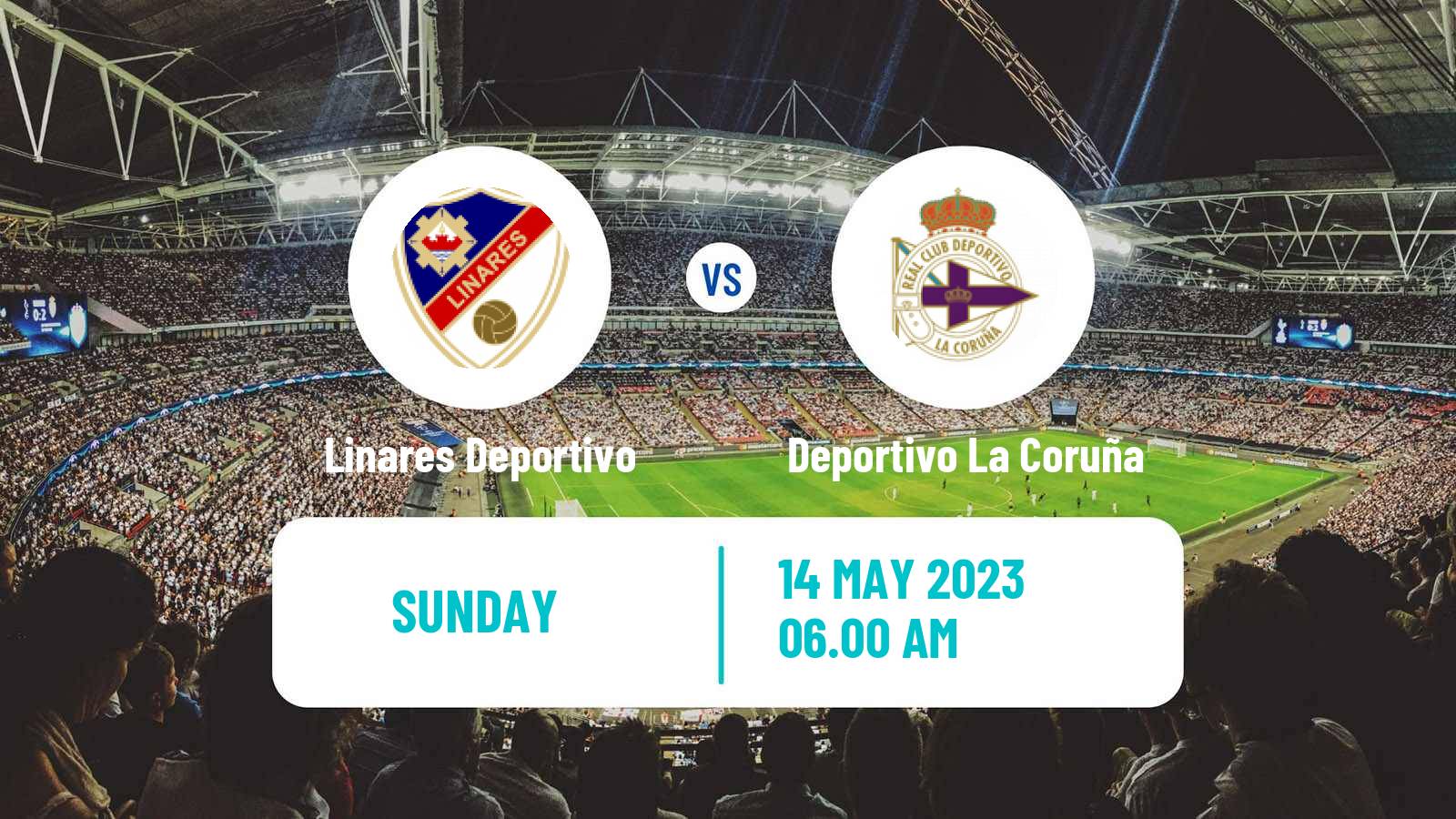 Soccer Spanish Primera RFEF Group 1 Linares Deportivo - Deportivo La Coruña