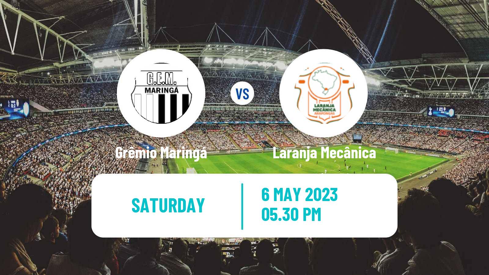 Soccer Brazilian Campeonato Paranaense 2 Grêmio Maringá - Laranja Mecânica