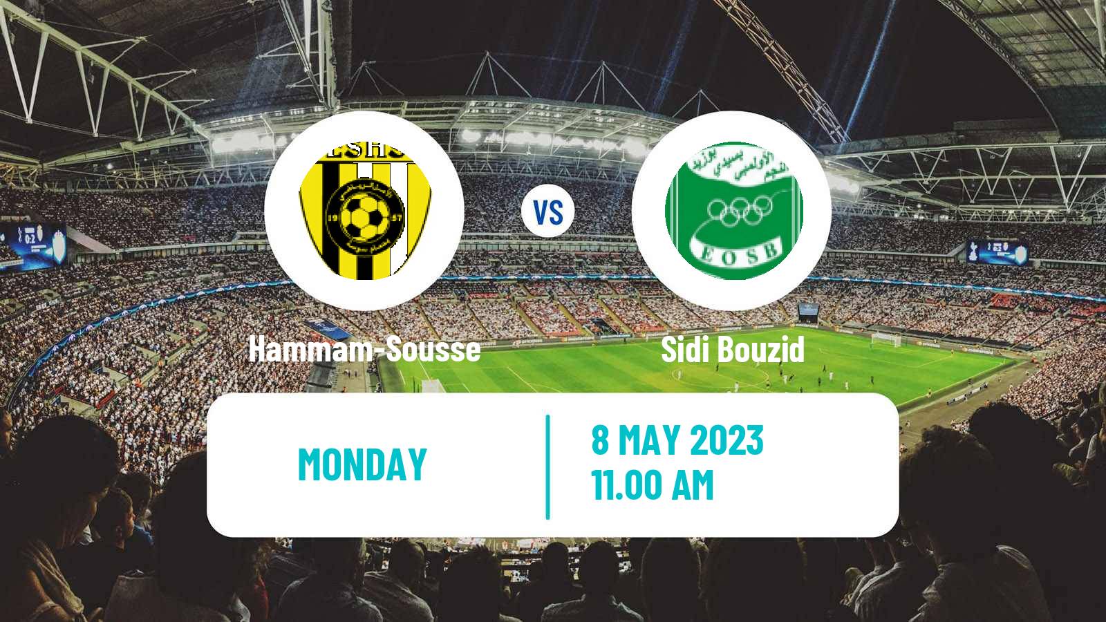 Soccer Tunisian Ligue Professionnelle 1 Hammam-Sousse - Sidi Bouzid