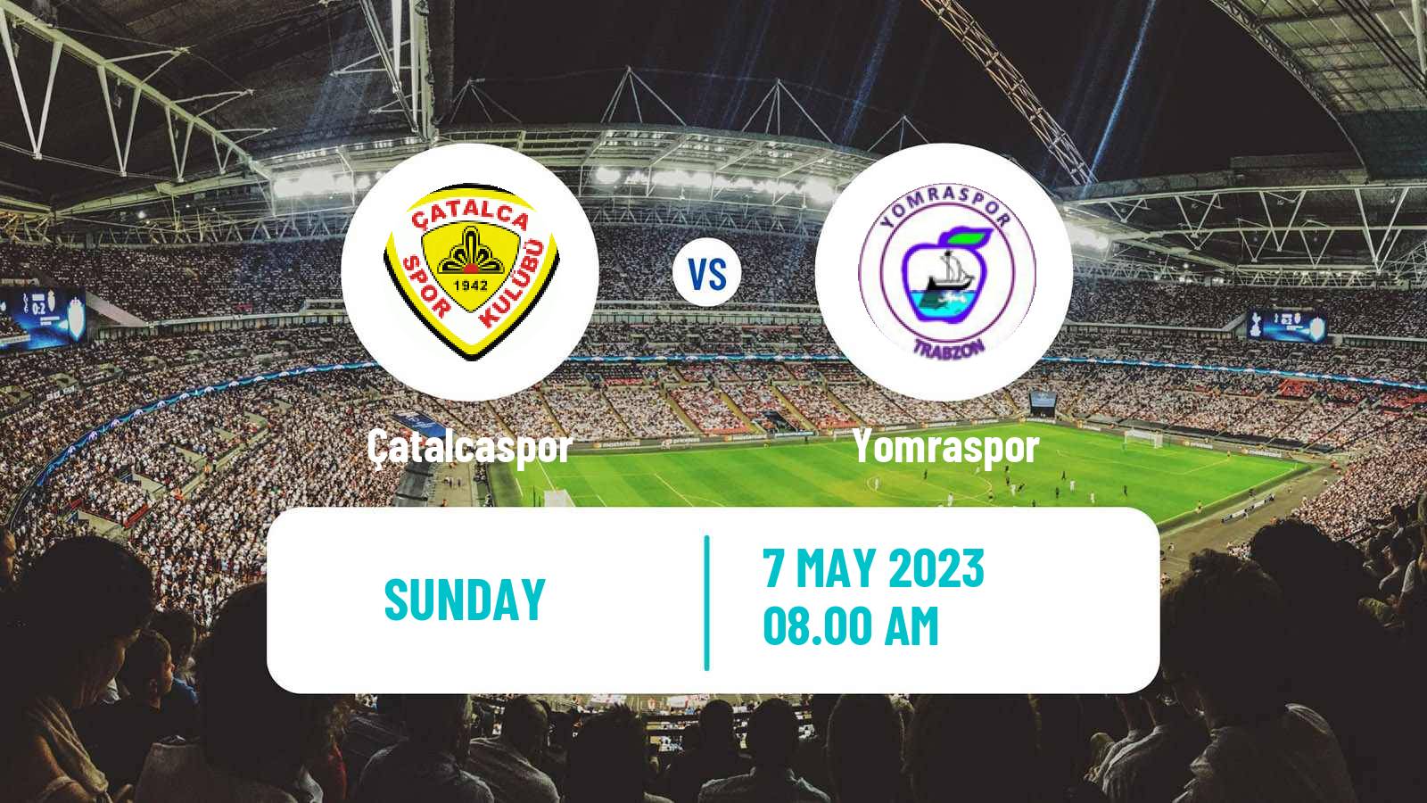 Soccer Turkish 3 Lig Group 1 Çatalcaspor - Yomraspor