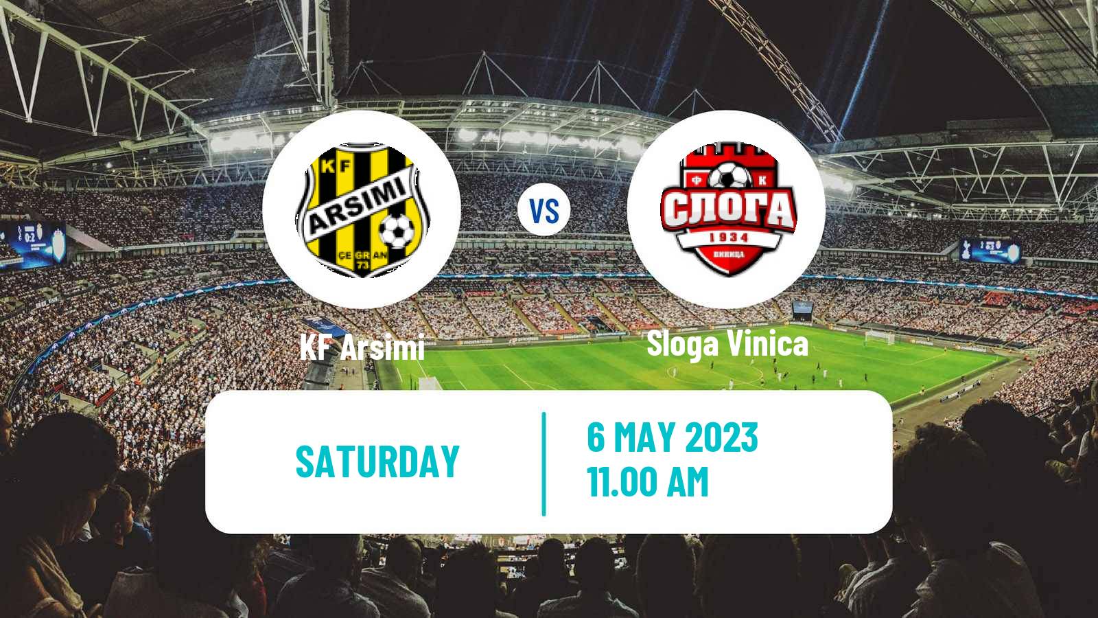 Soccer North Macedonian 2 MFL Arsimi - Sloga Vinica