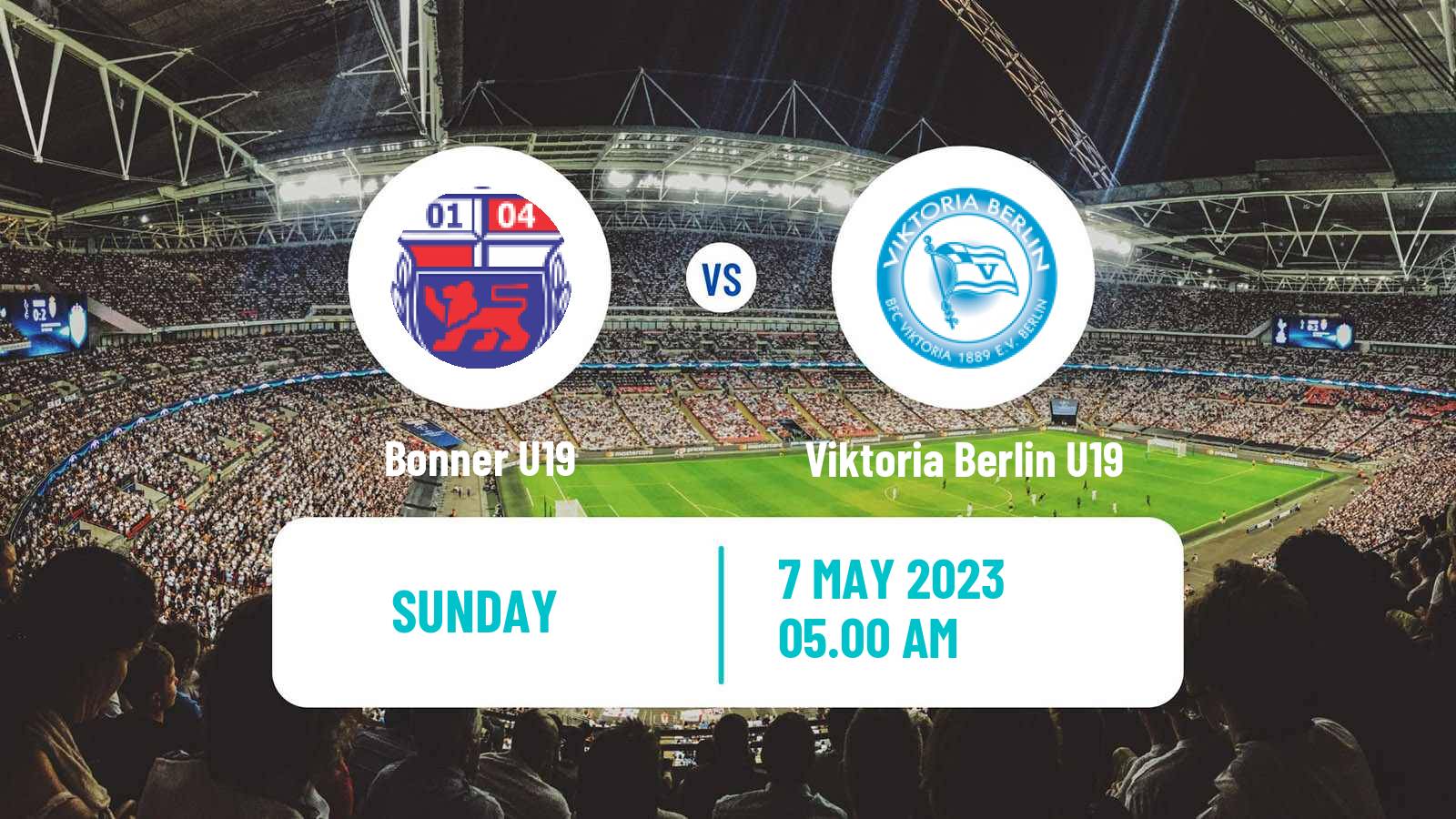 Soccer German Junioren Bundesliga Play Offs Bonner U19 - Viktoria Berlin U19