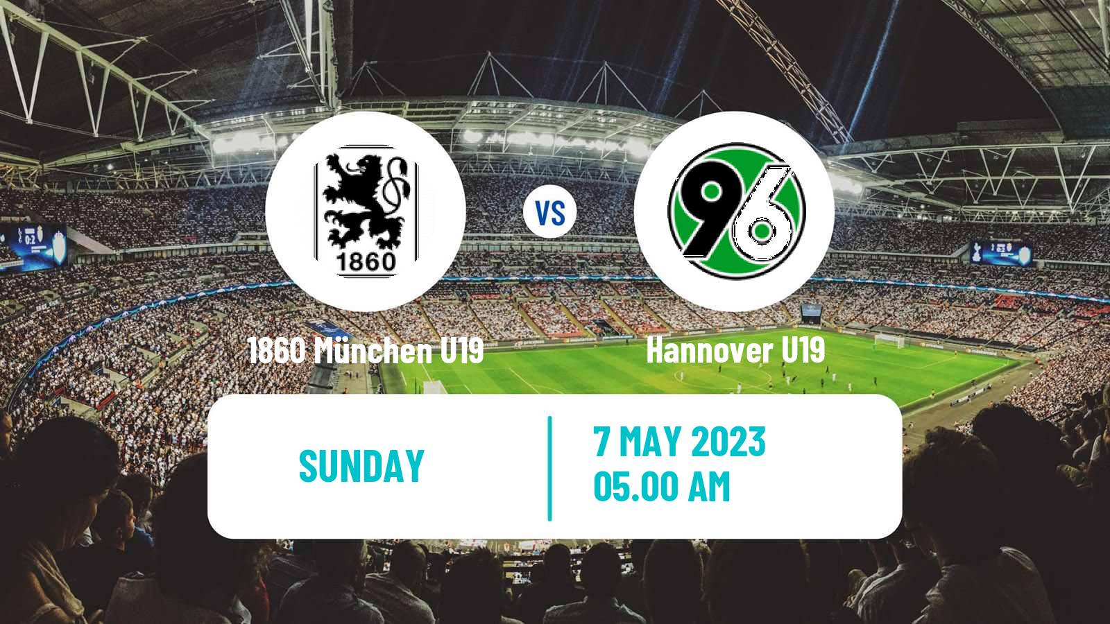 Soccer German Junioren Bundesliga Play Offs 1860 München U19 - Hannover U19