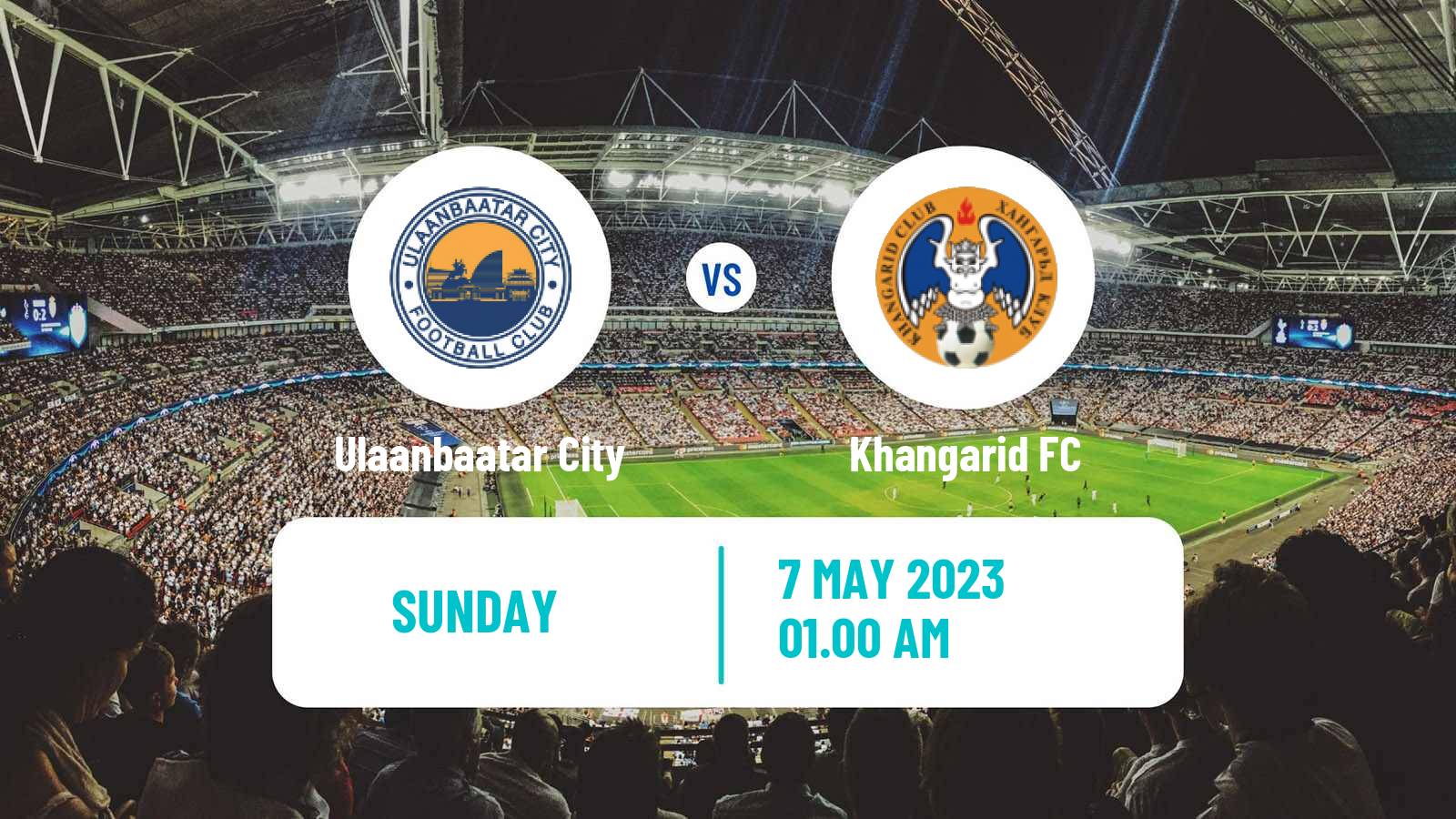 Soccer Mongolian Premier League Ulaanbaatar City - Khangarid