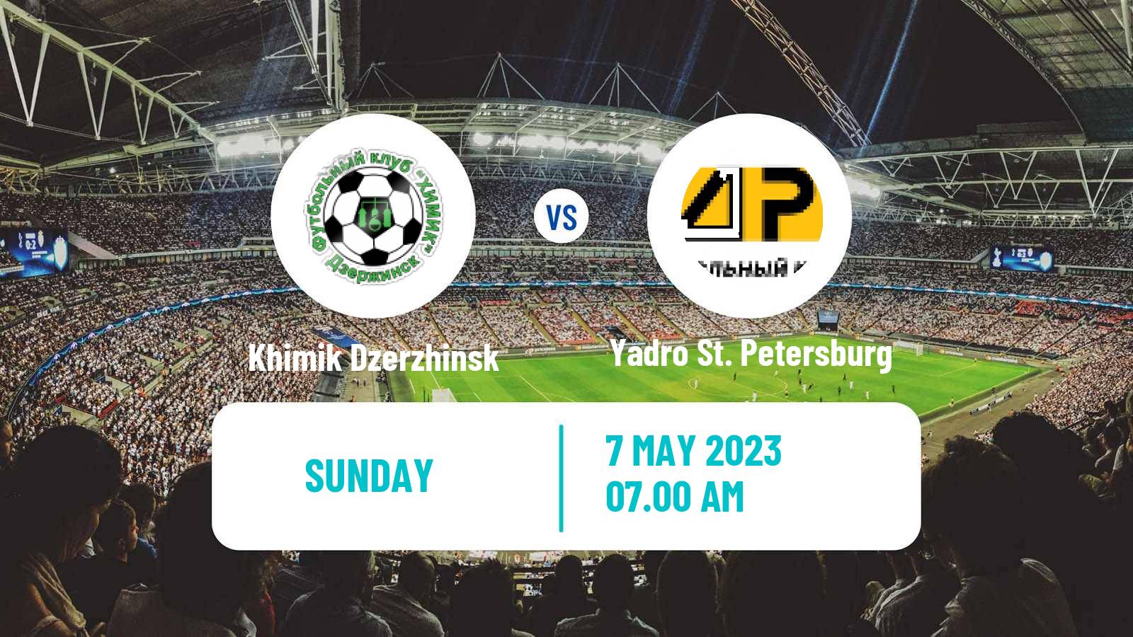 Soccer Russian FNL 2 Group 2 Khimik Dzerzhinsk - Yadro St. Petersburg