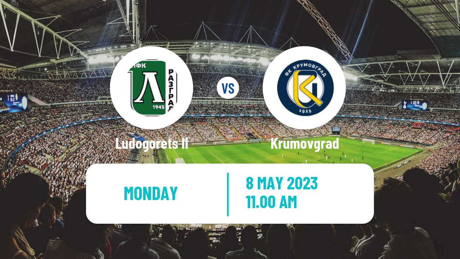 Soccer Bulgarian Vtora Liga Ludogorets II - Krumovgrad