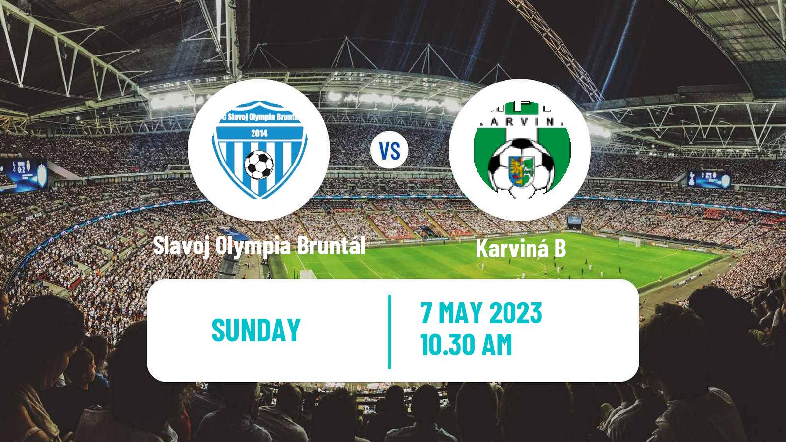 Soccer Czech Division F Slavoj Bruntál - Karviná B