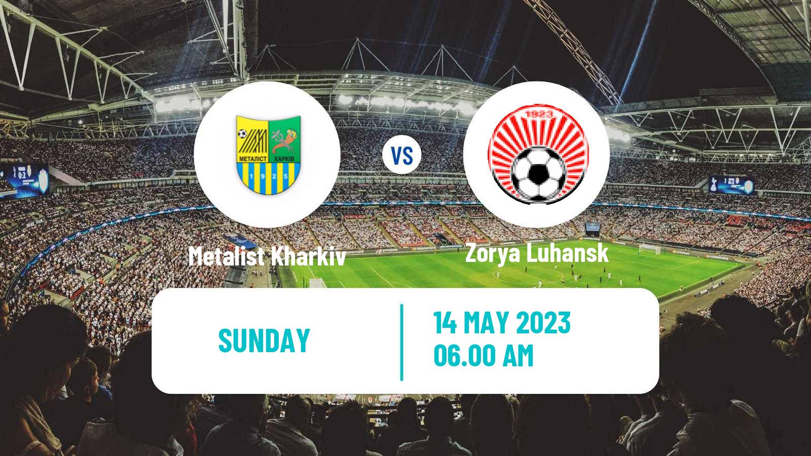 Soccer Ukrainian Premier League Metalist Kharkiv - Zorya Luhansk
