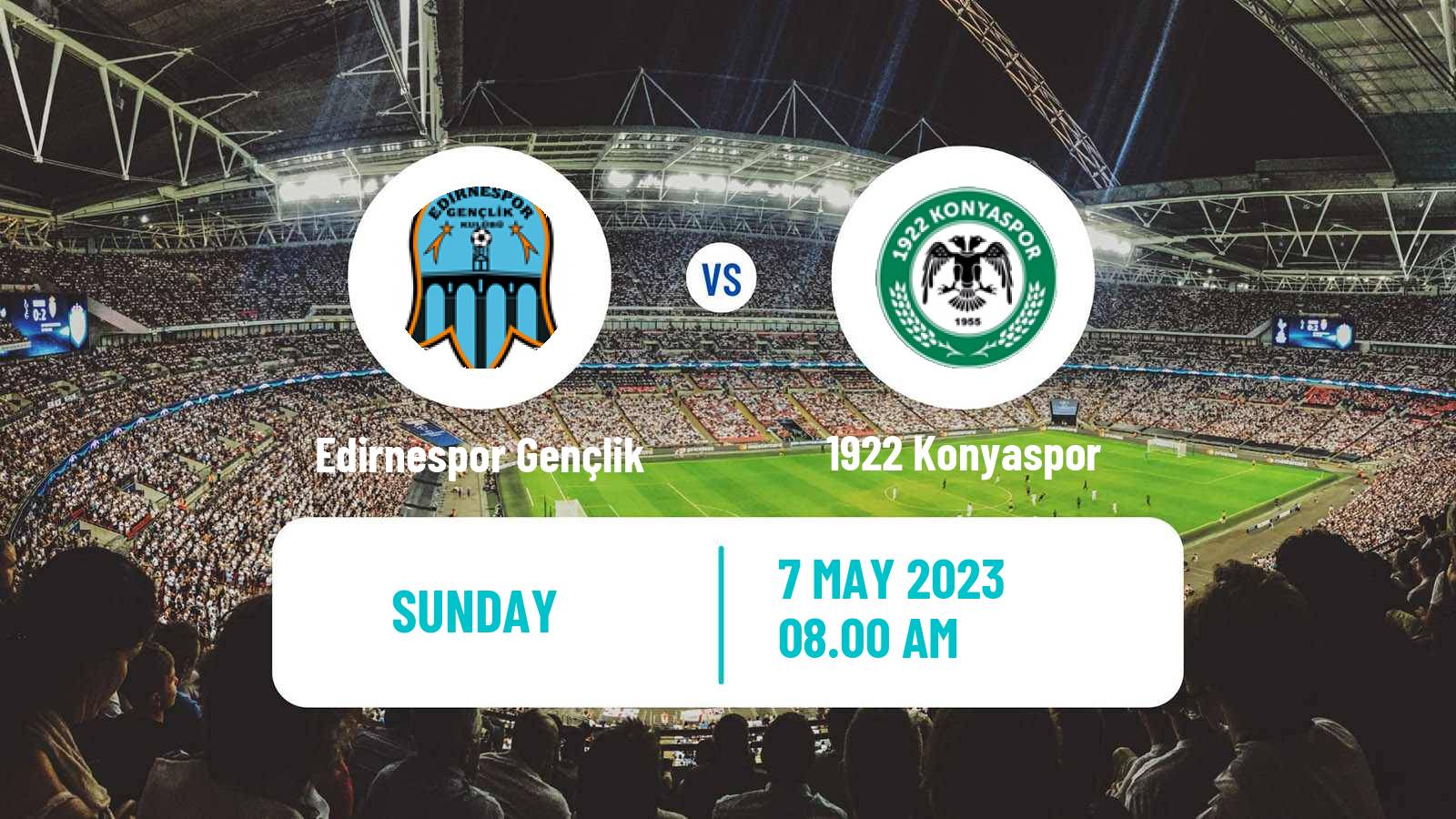 Soccer Turkish 3 Lig Group 1 Edirnespor Gençlik - 1922 Konyaspor