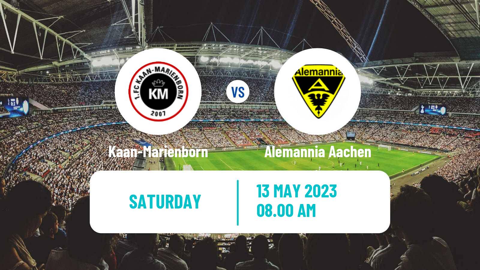 Soccer German Regionalliga West Kaan-Marienborn - Alemannia Aachen