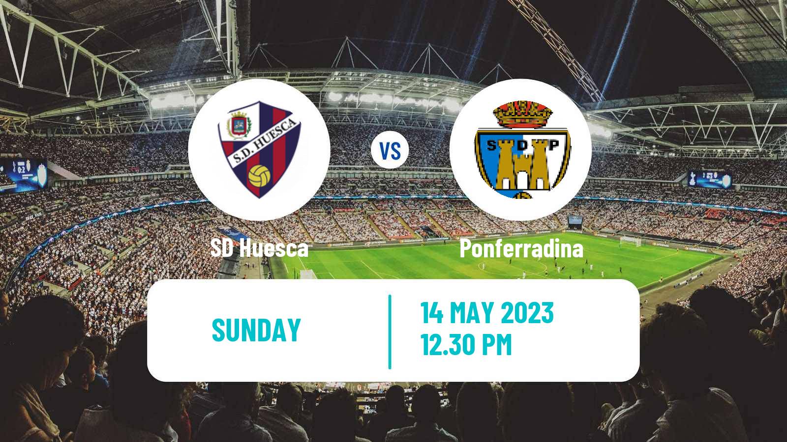 Soccer Spanish LaLiga2 Huesca - Ponferradina